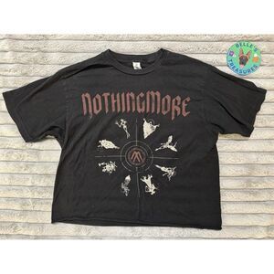 Nothingmore Medium Concert 2022 Tour Band Crop Shirt A Little Bir Heavenly